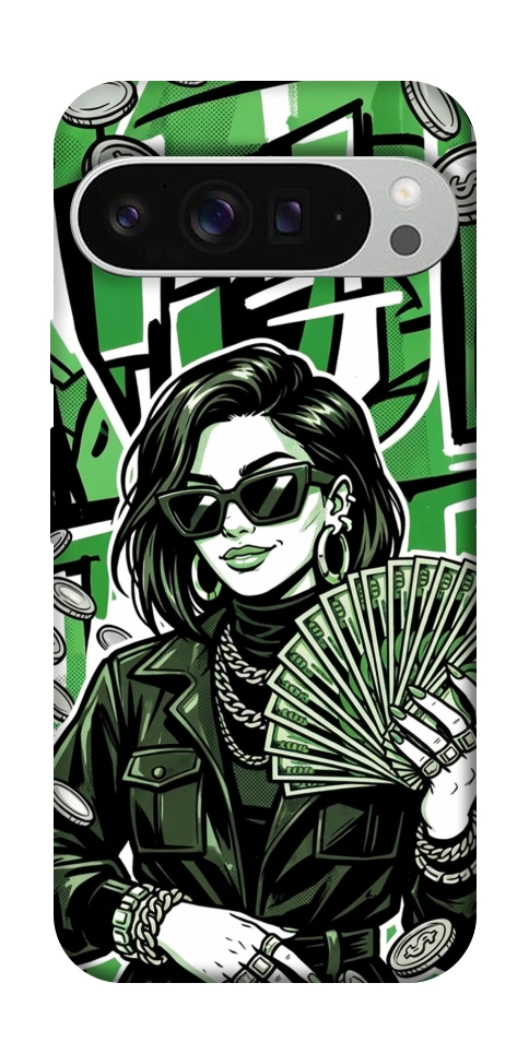 Чехол Money woman green для Google Pixel 9 Pro XL