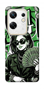 Чехол Money woman green для Infinix Zero 30 4G