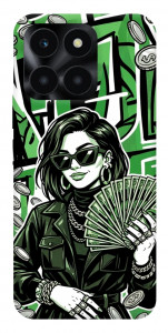 Чехол Money woman green для Huawei Honor X6a