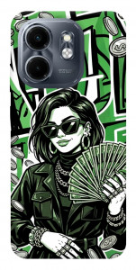 Чохол Money woman green для Infinix Smart 9 4G