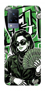 Чехол Money woman green для Vivo V21