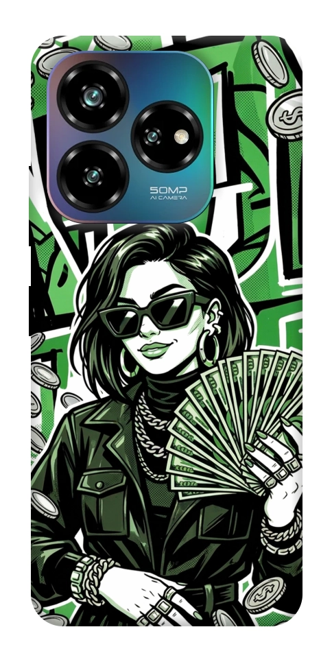 Чехол Money woman green для ZTE Nubia V60