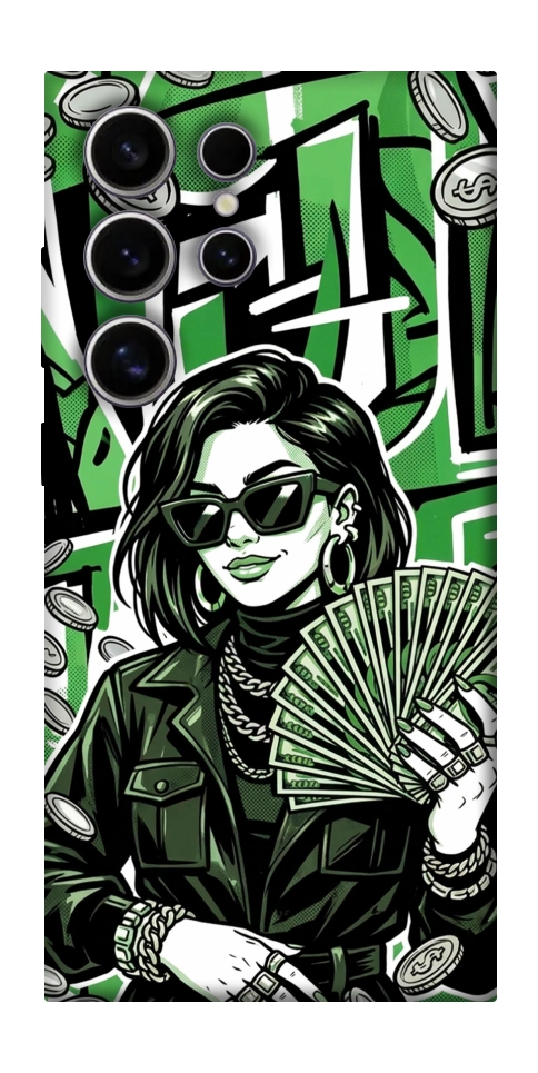Чехол Money woman green для Galaxy S25 Ultra