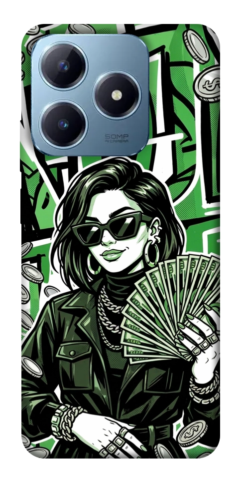 Чохол Money woman green для Realme C63 4G