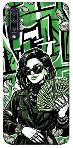 Чохол Money woman green для Galaxy A70s
