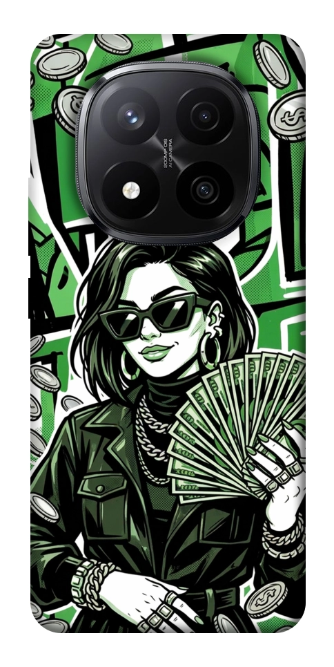 Чехол Money woman green для Xiaomi Redmi Note 14 Pro+ 5G