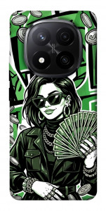 Чехол Money woman green для Xiaomi Redmi Note 14 Pro+ 5G