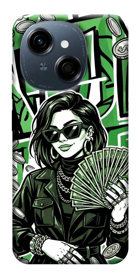 Чохол Money woman green для TECNO Spark Go 1 (KL4)