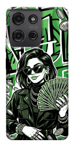 Чехол Money woman green для Motorola Moto G75 5G