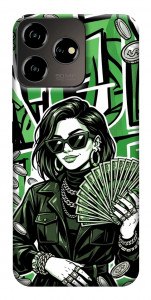 Чехол Money woman green для ZTE Blade V50 Design 4G