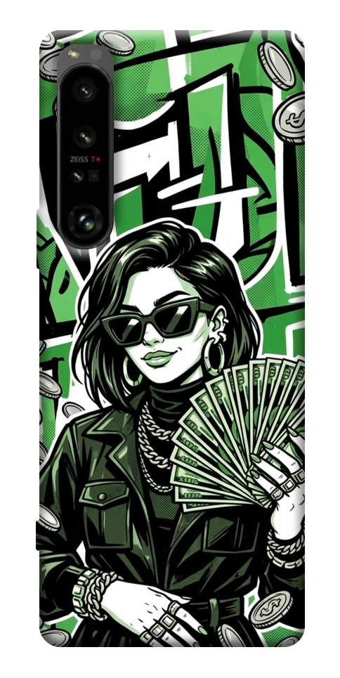 Чехол Money woman green для Sony Xperia 1 IV