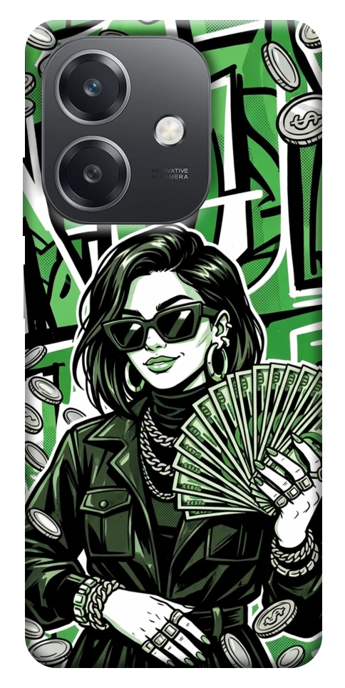 Чехол Money woman green для Oppo A40m
