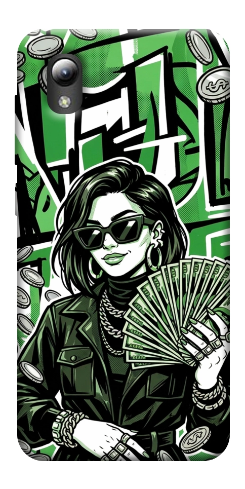 Чехол Money woman green для ZTE Blade A3 (2019)