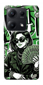 Чехол Money woman green для Xiaomi Redmi Note 14S