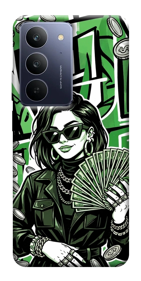 Чехол Money woman green для Realme C75x