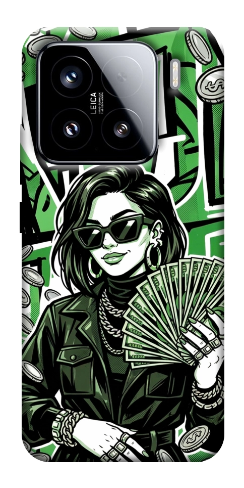 Чехол Money woman green для Xiaomi 15