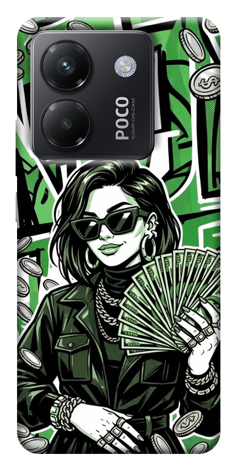 Чехол Money woman green для Xiaomi Poco M7 Pro 5G