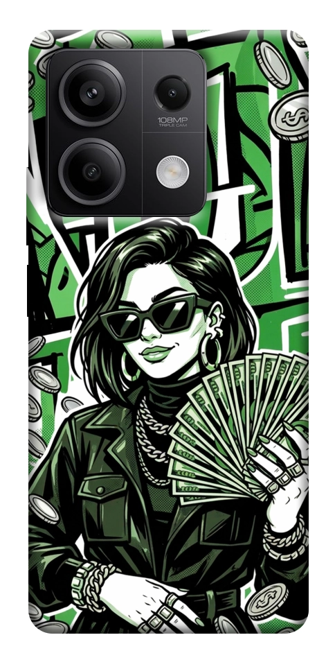 Чохол Money woman green для Xiaomi Redmi Note 13 5G