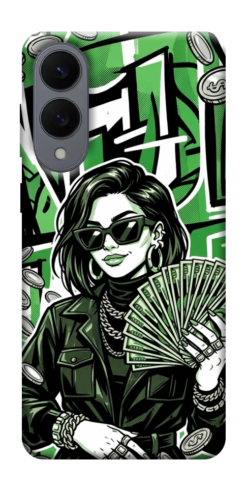 Чехол Money woman green для Galaxy S25 Edge