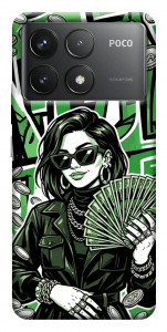 Чохол Money woman green для Xiaomi Poco F6 Pro