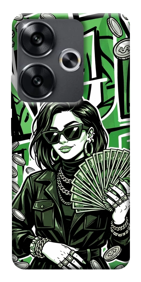Чохол Money woman green для Xiaomi Poco F6