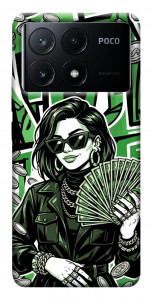 Чехол Money woman green для Xiaomi Poco X6 Pro