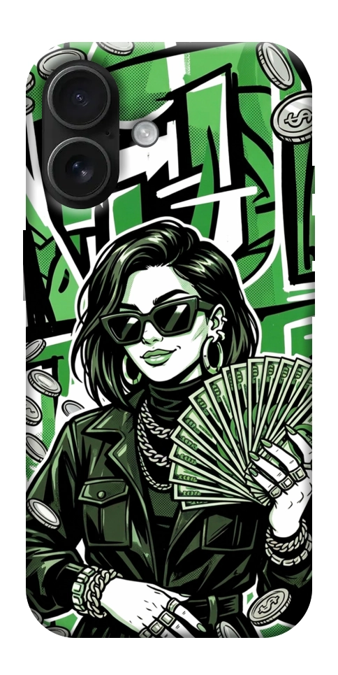Чехол Money woman green для iPhone 17