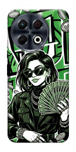Чехол Money woman green для TECNO Spark 30 Pro (KL7)