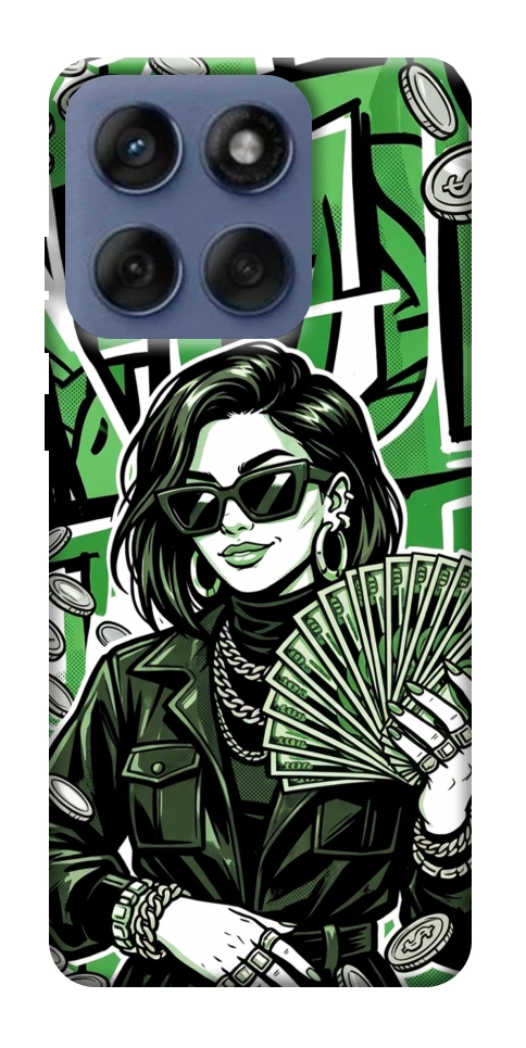 Чехол Money woman green для Motorola Edge 60 Fusion