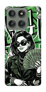 Чехол Money woman green для Motorola Edge 60 Pro
