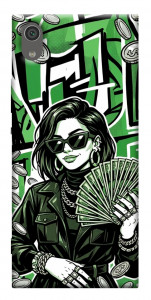 Чехол Money woman green для Sony Xperia XA1