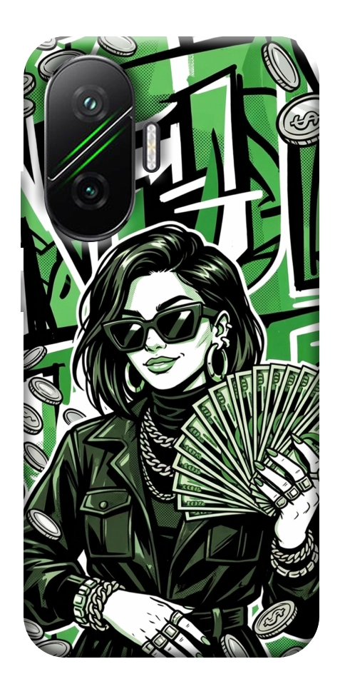 Чохол Money woman green для Xiaomi Poco F7
