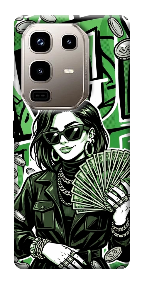 Чехол Money woman green для Infinix Note 50 Pro 4G