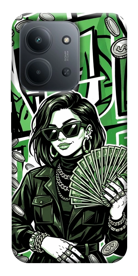 Чохол Money woman green для Xiaomi Redmi 15C (Europe version)
