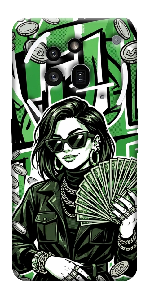 Чехол Money woman green для Nothing Phone (3a) Pro