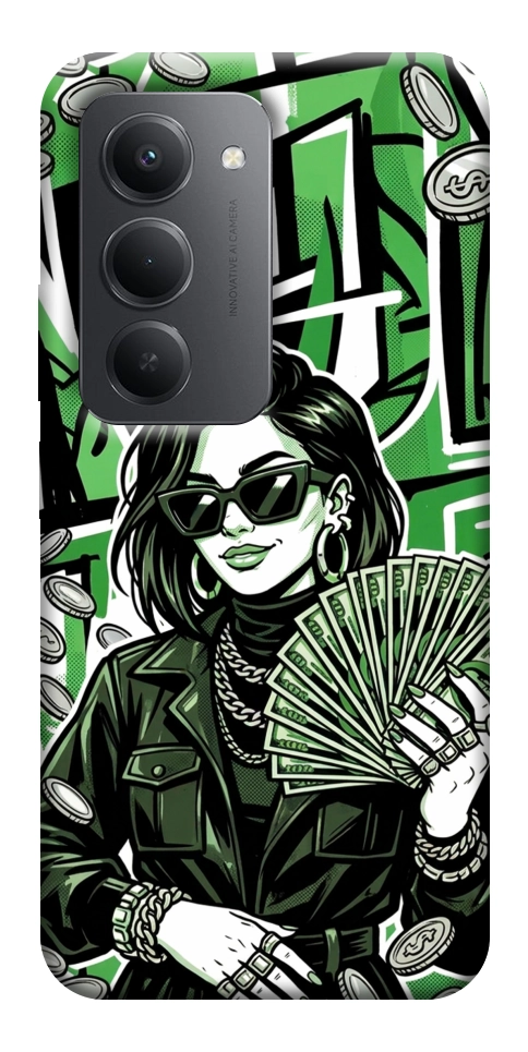 Чохол Money woman green для Xiaomi Redmi 15 (Europe version)