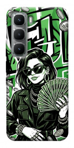 Чехол Money woman green для Infinix Hot 60