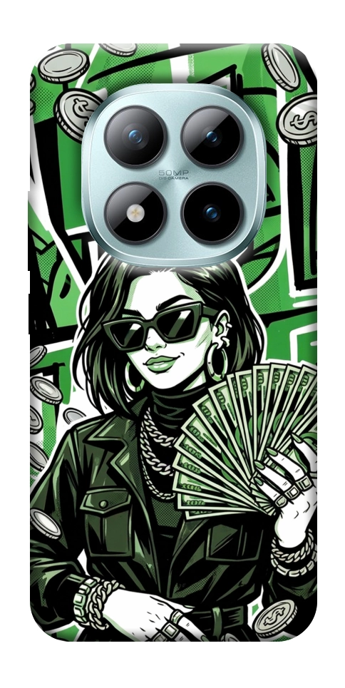 Чехол Money woman green для Xiaomi Redmi Note 15 Pro 5G