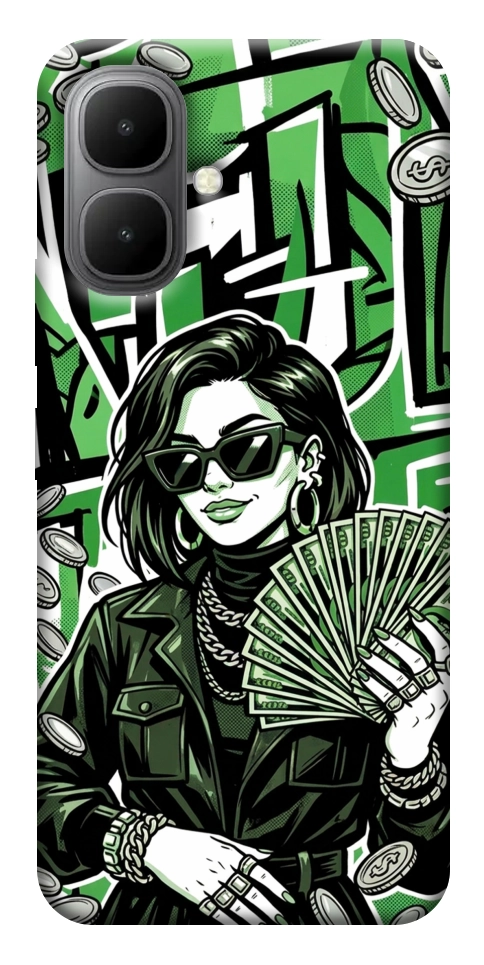 Чехол Money woman green для Infinix Smart 10
