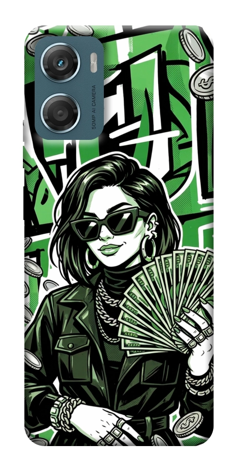 Чохол Money woman green для Motorola Moto G06