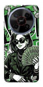 Чехол Money woman green для ZTE Nubia V70 Max