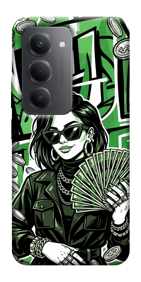 Чехол Money woman green для Xiaomi Redmi 15 (Global)