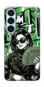 Чехол Money woman green для Galaxy S26