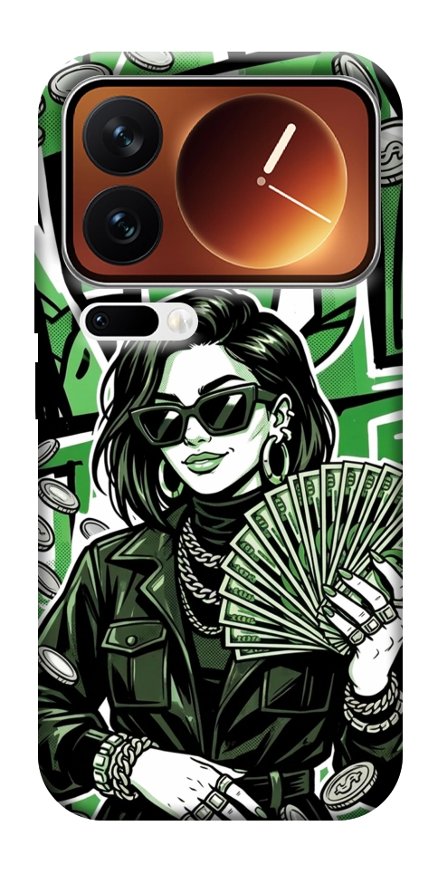Чехол Money woman green для Xiaomi 17 Pro