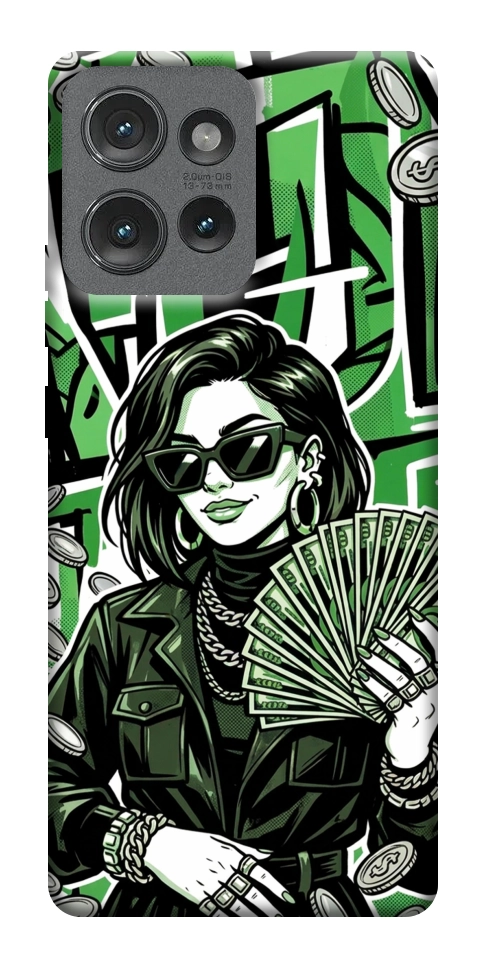 Чохол Money woman green для Motorola Edge 50