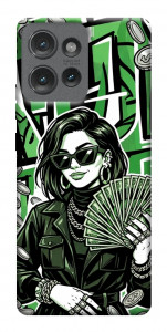 Чохол Money woman green для Motorola Edge 50