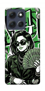 Чехол Money woman green для Motorola Moto G86 Power