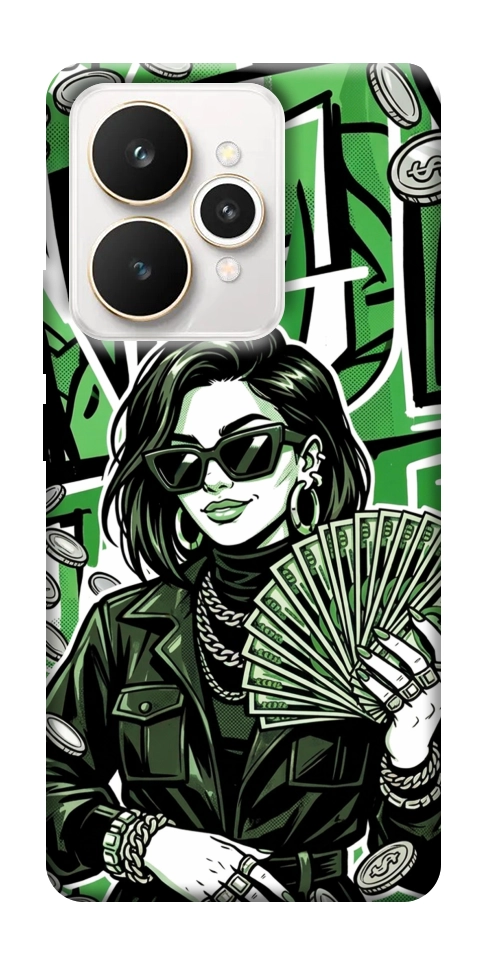 Чехол Money woman green для Realme 15