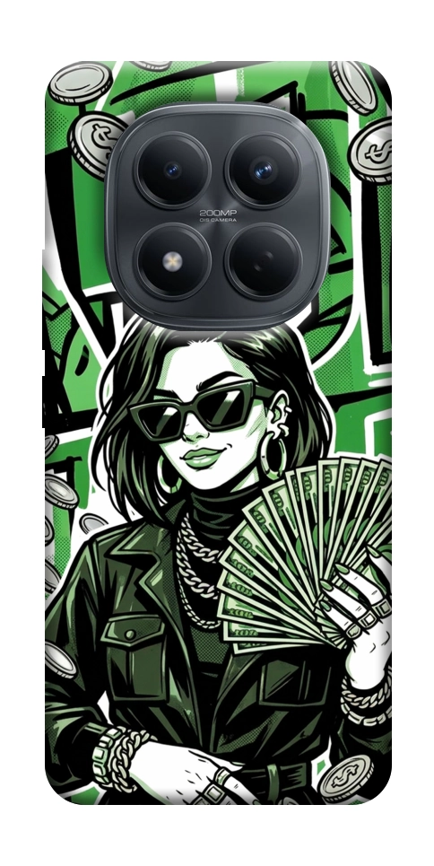 Чехол Money woman green для Xiaomi Redmi Note 15 5G (EU)