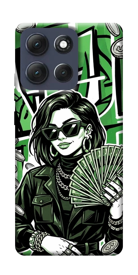 Чехол Money woman green для Motorola Moto G86 5G